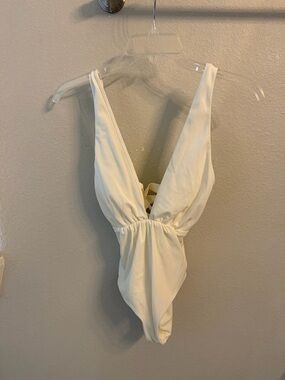 White One Piece Swimsuit